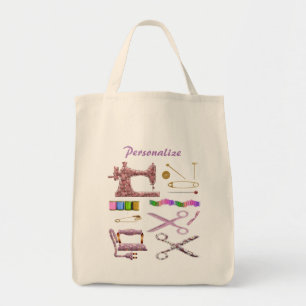 Bolsa Tote de accesorios de costura