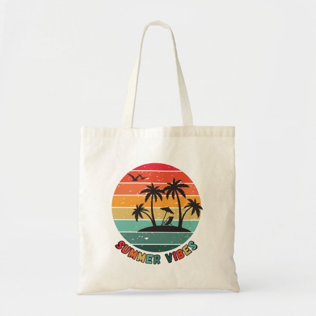 bolsa tote de "ambiente veraniego" (Frente)