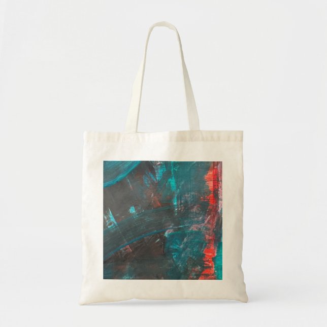 Bolsa tote de arte abstracto (Frente)