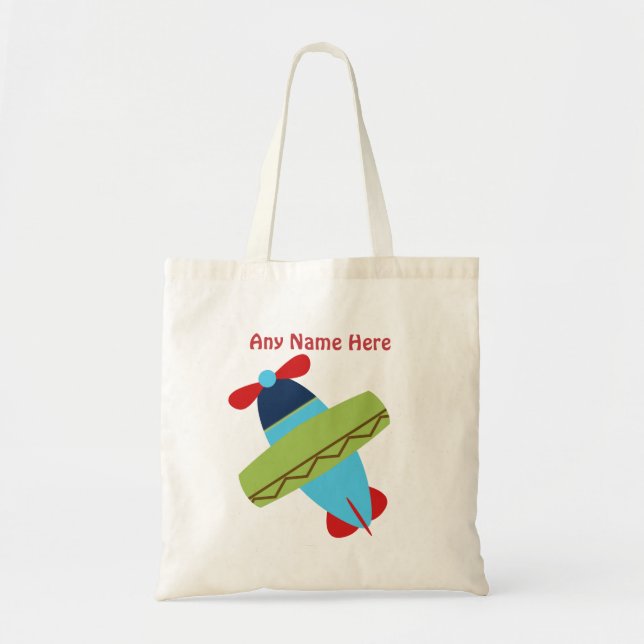 Bolsa Tote de avión personalizada (Frente)