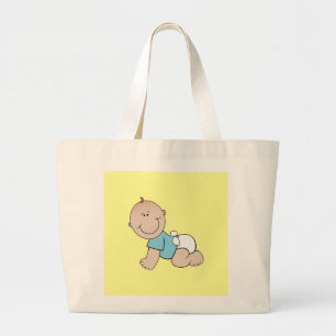 Bolsa tote de bebé niño gateando