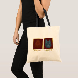 Bolsa Tote de Bigfoot y Dogman