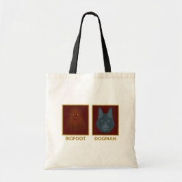 Bolsa Tote de Bigfoot y Dogman