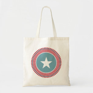 Bolsa Tote de Blanco Rojo y Azul del 4 de julio