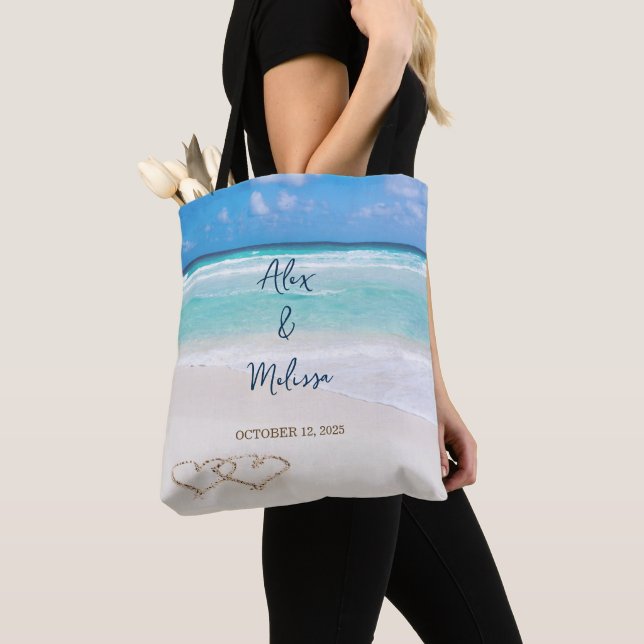 Bolsa Tote de Boda de Playa (Detalle)