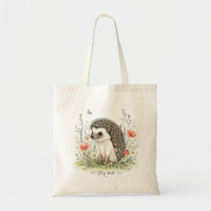Bolsa tote de bosque de erizo salvaje