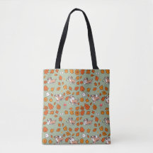 Bolsa tote de Boxer Halloween floral regalo para a