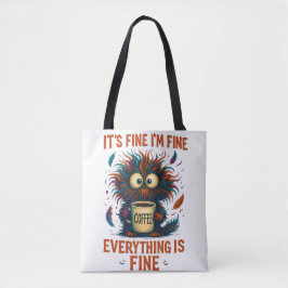 Bolsa Tote de Café Gato – Sarcastica Es divertido
