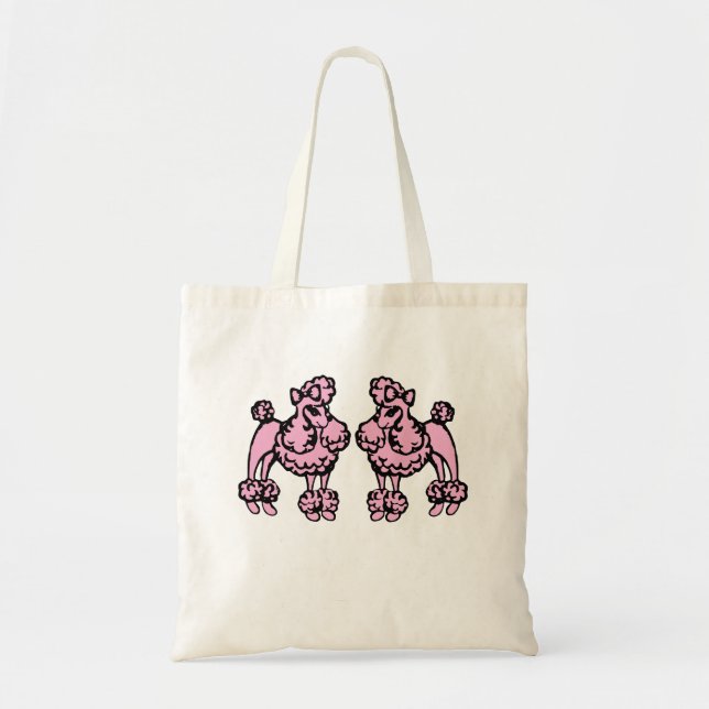 Bolsa tote de Caniches Franceses (Frente)