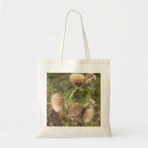 Bolsa Tote de Cardo Silvestre Rústico para Amantes