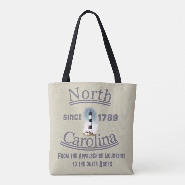 Bolsa Tote de Carolina del Norte - Tote con clase (Reverso)