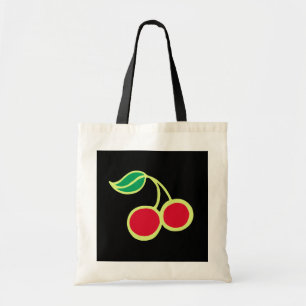 Bolsa tote de cereza negra
