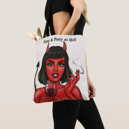 Bolsa Tote de Chica Diabla Pretty & Petty as Hell