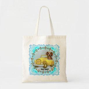Bolsa Tote de coche conducido por Beagle