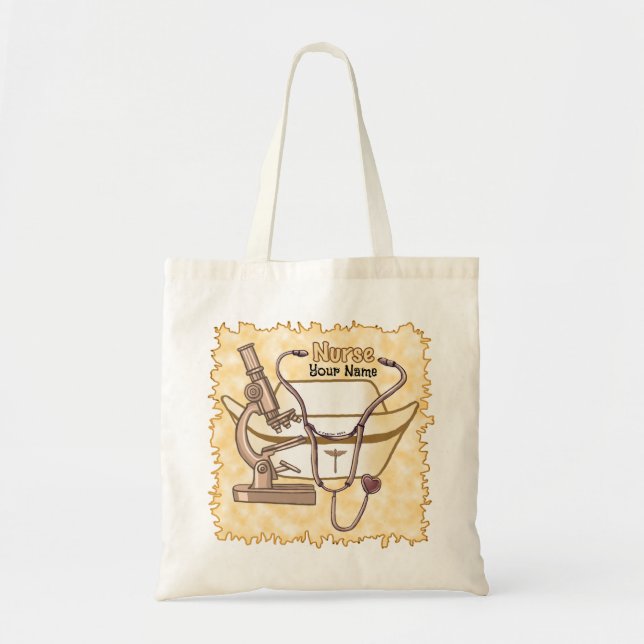 Bolsa tote de Collage de Enfermera (Frente)