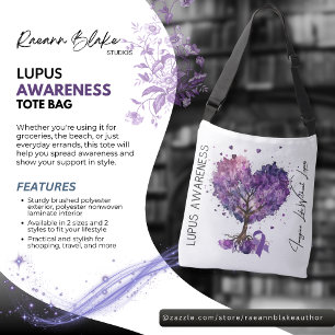 Bolsa tote de concientización sobre el lupus