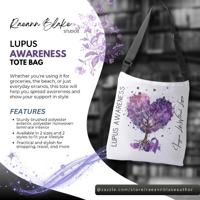 Bolsa tote de concientización sobre el lupus (Subido por el creador)