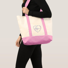 Bolsa Tote de control del corazón
