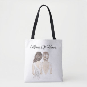 bolsa tote de dama de honor