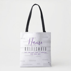 Bolsa tote de dama de honor - HAMbyWG