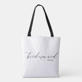 Bolsa tote de dama de honor Victoria con correas n