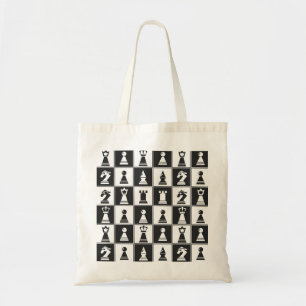 Bolsa Tote de diseño de ajedrez