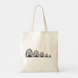 Bolsa tote de diseño de erizo