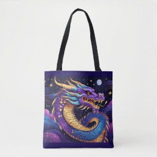 bolsa tote de dragón celestial