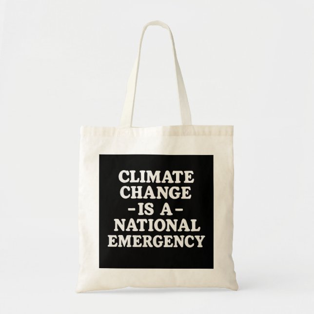 Bolsa tote de emergencia climática (Frente)