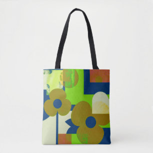 Bolsa tote de estampado floral colorido – Fl vibra