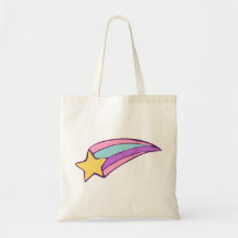 Bolsa tote de estrella fugaz pastel – Cielo estrel