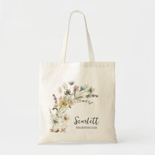 Bolsa tote de flores silvestres