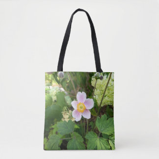 Bolsa tote de flores silvestres rosadas | Reutiliz