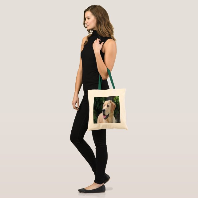 Bolsa Tote de foto de perro personalizado (Anverso (modelo))