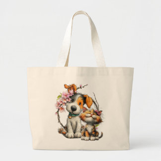 Bolsa tote de gato y perro, tote adorable y capric