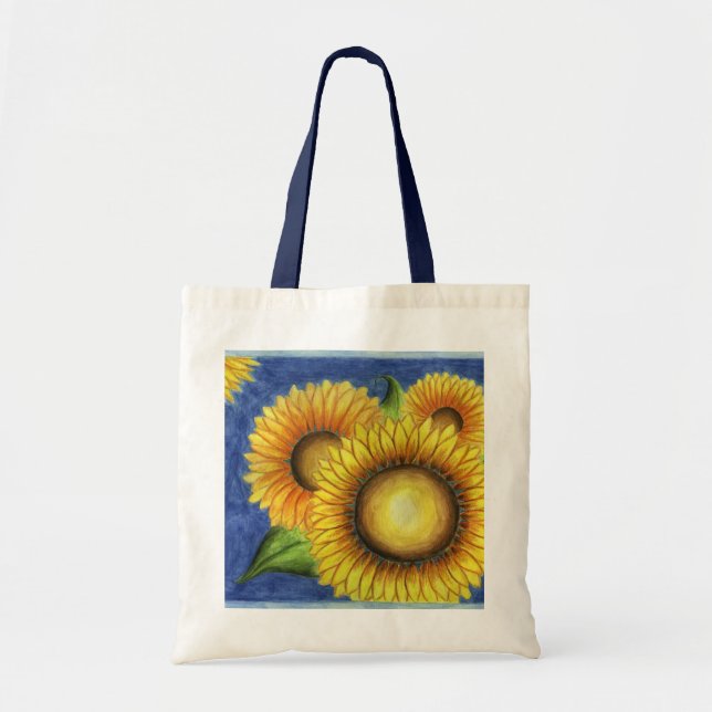 Bolsa tote de girasol (Frente)
