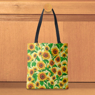 Bolsa tote de girasoles