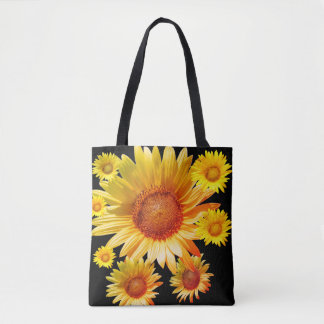 Bolsa tote de girasoles