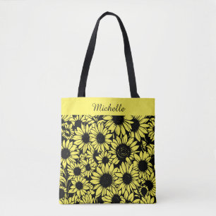 bolsa tote de girasoles personalizados
