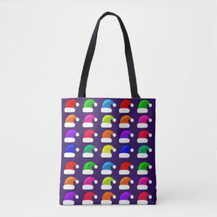 bolsa tote de gorros de santa