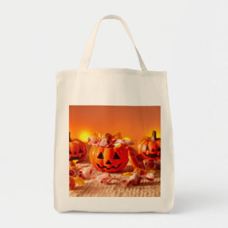 Bolsa tote de Halloween Boo Crew – Lona divertida