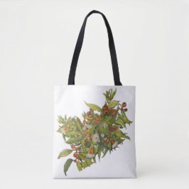 Bolsa Tote de hojas de goma