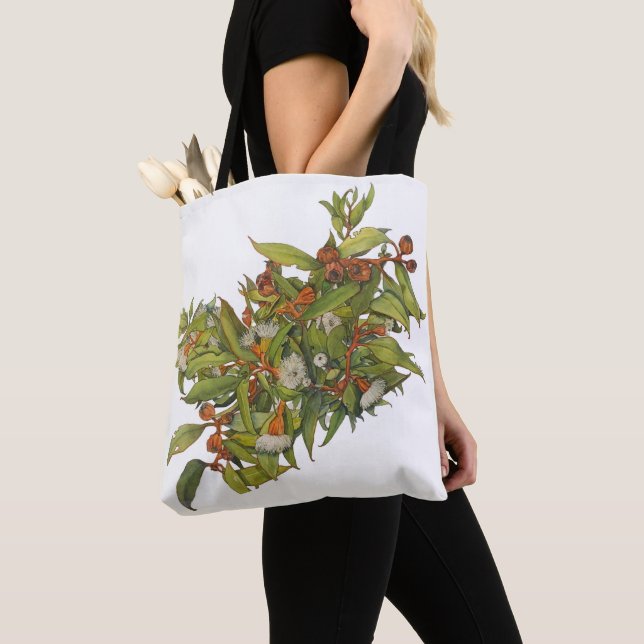 Bolsa Tote de hojas de goma (Detalle)