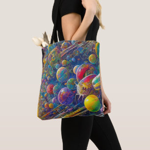 Bolsa tote de hombro Space Race