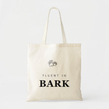 Bolsa Tote de Huella de Pata para Amantes de Perro