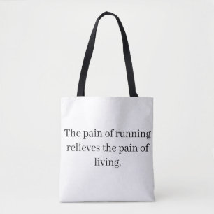 Bolsa Tote de inspiración para correr