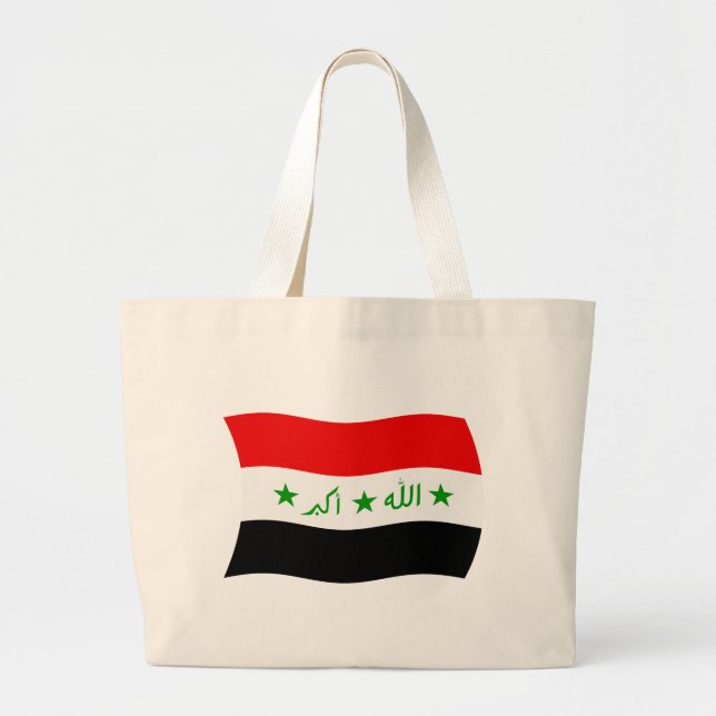 Bolsa Tote de la Bandera de Irak (Frente)