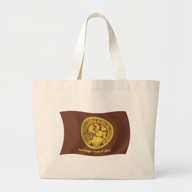 Bolsa Tote de la Bandera de las Tribus Shoshone Ba (Frente)