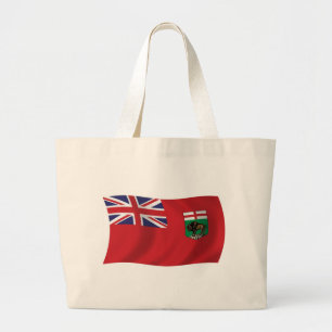Bolsa tote de la bandera de Manitoba