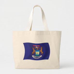 Bolsa Tote de la Bandera de Míchigan